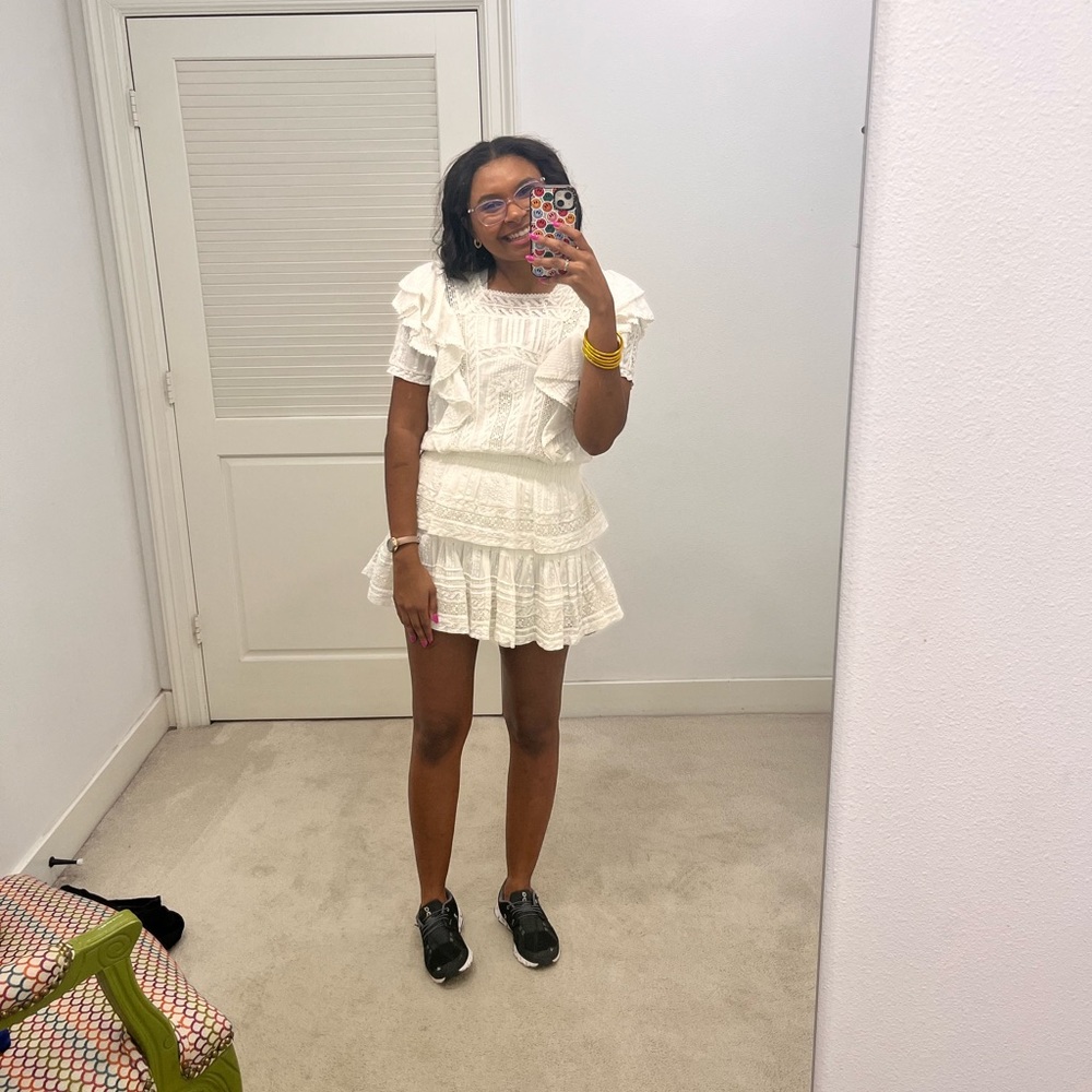love shack fancy stella mini dress